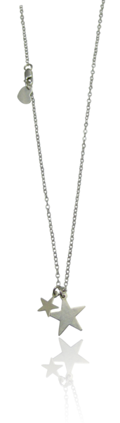 Misuzi Double Star Necklace Silver Hunter Store