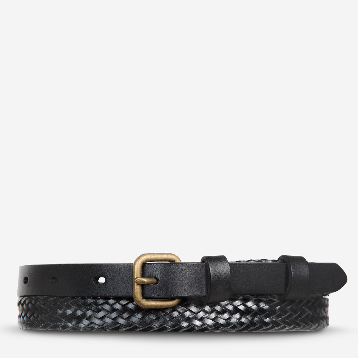 Status Anxiety Only Lovers Left Black Plaited Hunter Store